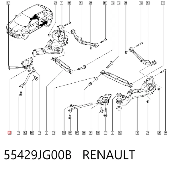  55429JG00B Renault (RVI)