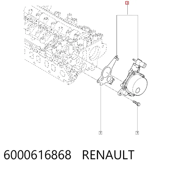 Вакуумний насос 6000616868 Renault (RVI)