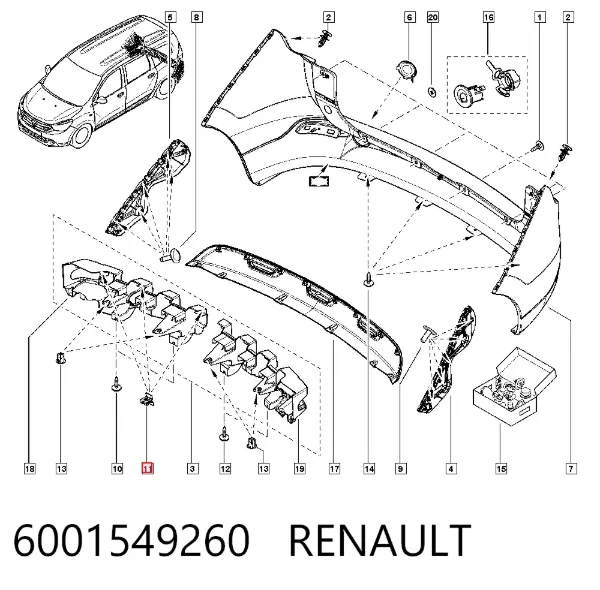  6001549260 Renault (RVI)
