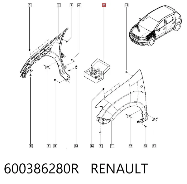  600386280R Renault (RVI)