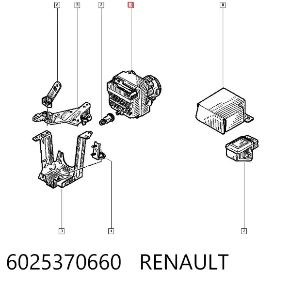 Блок АБС 6025370660 Renault (RVI)