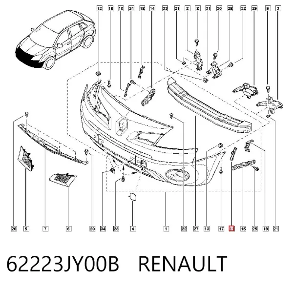  62223JY00B Renault (RVI)