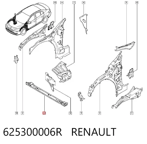  625300006R Renault (RVI)