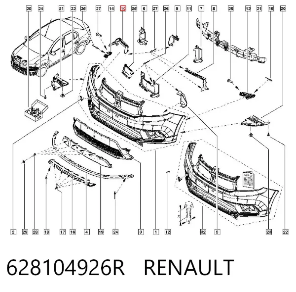  628104926R Renault (RVI)