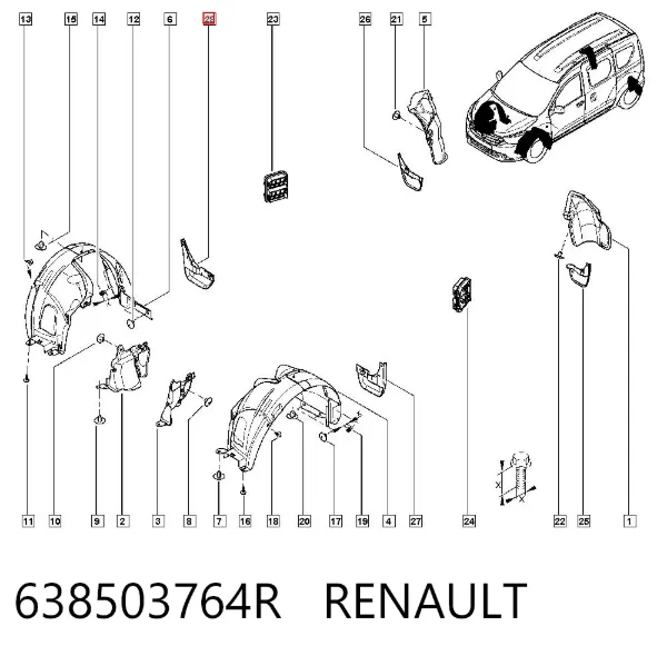  638503764R Renault (RVI)