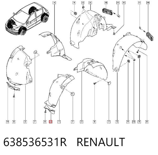  638536531R Renault (RVI)