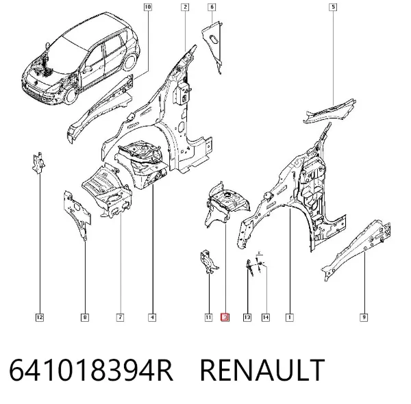  641018394R Renault (RVI)