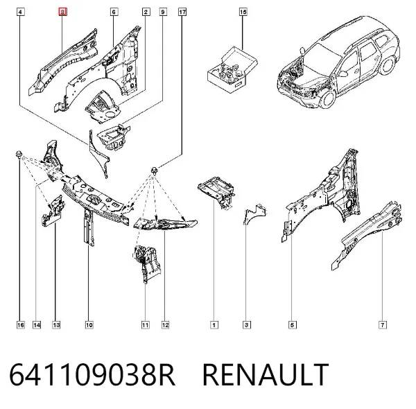  641109038R Renault (RVI)
