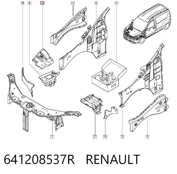  641208537R Renault (RVI)