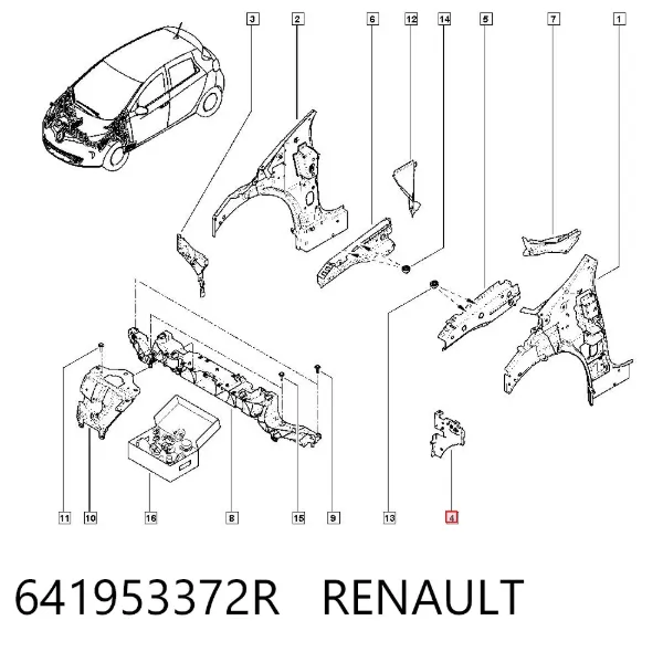  641953372R Renault (RVI)