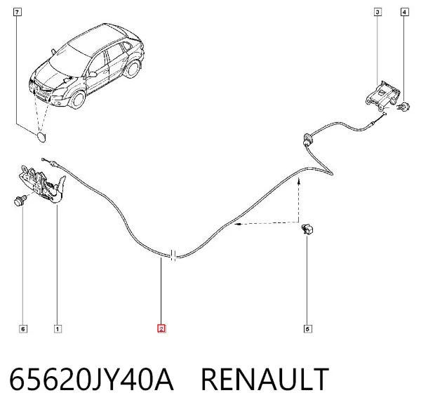  65620JY40A Renault (RVI)