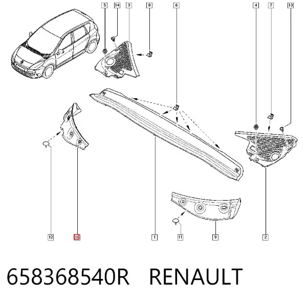  658368540R Renault (RVI)