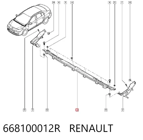  668100012R Renault (RVI)
