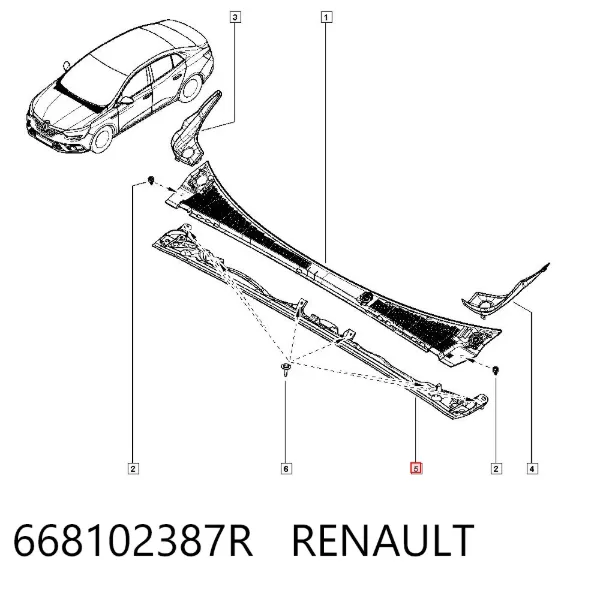  668102387R Renault (RVI)