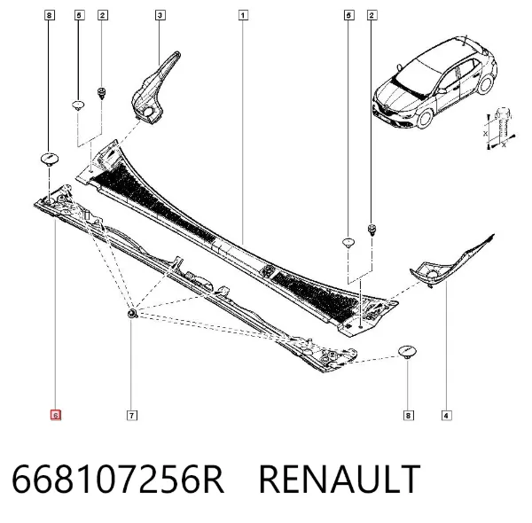  668107256R Renault (RVI)