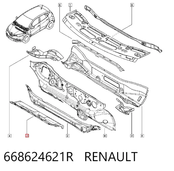  668624621R Renault (RVI)