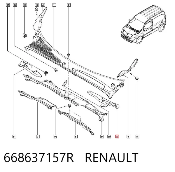  668637157R Renault (RVI)