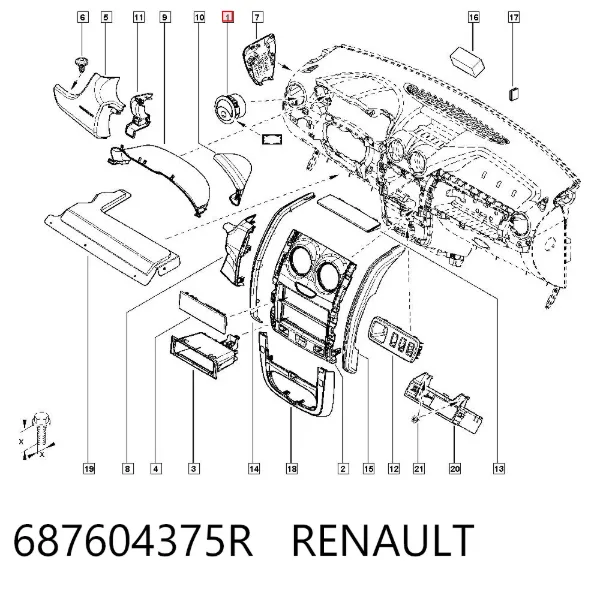  687604375R Renault (RVI)