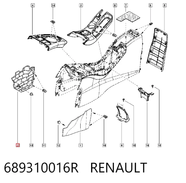  689310016R Renault (RVI)