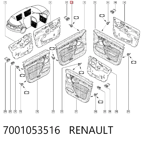  7001053516 Renault (RVI)