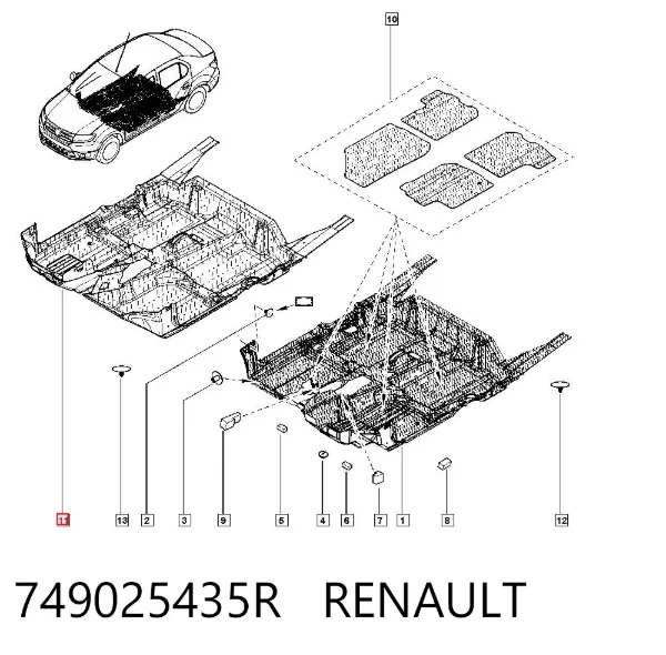  749025435R Renault (RVI)