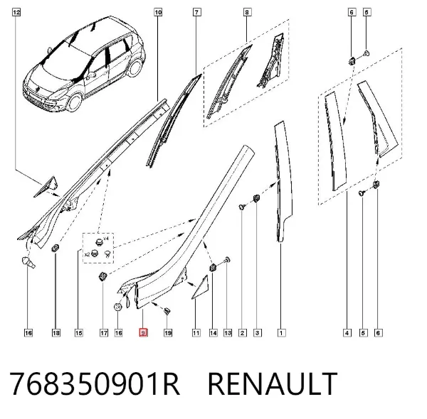  768350901R Renault (RVI)