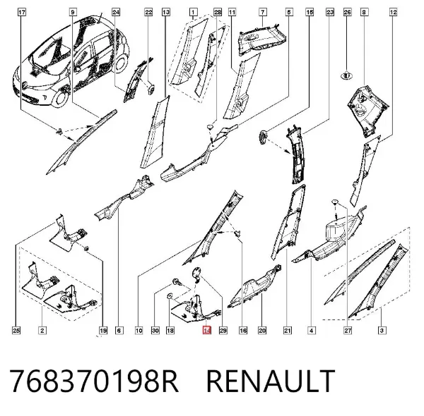  768370198R Renault (RVI)