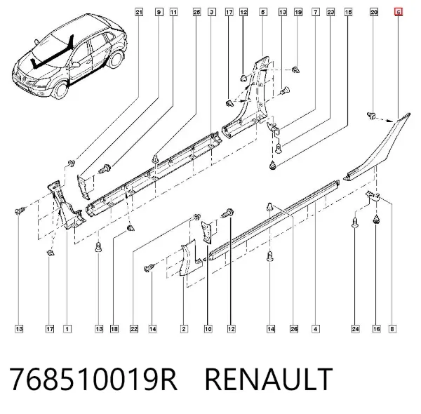  768510019R Renault (RVI)