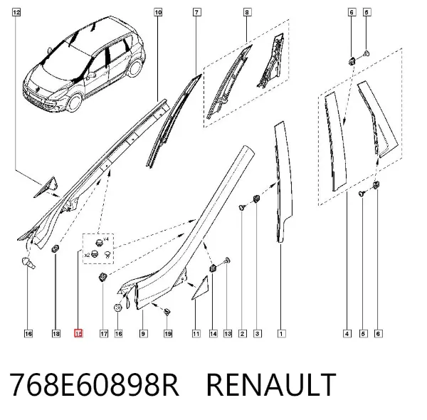  768E60898R Renault (RVI)