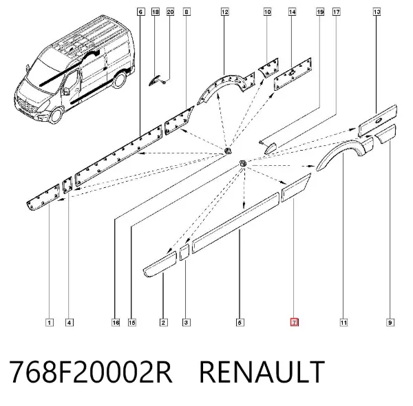  768F20002R Renault (RVI)
