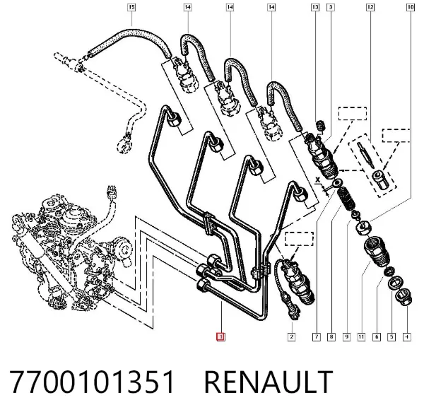  7700101351 Renault (RVI)