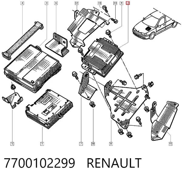  7700102299 Renault (RVI)