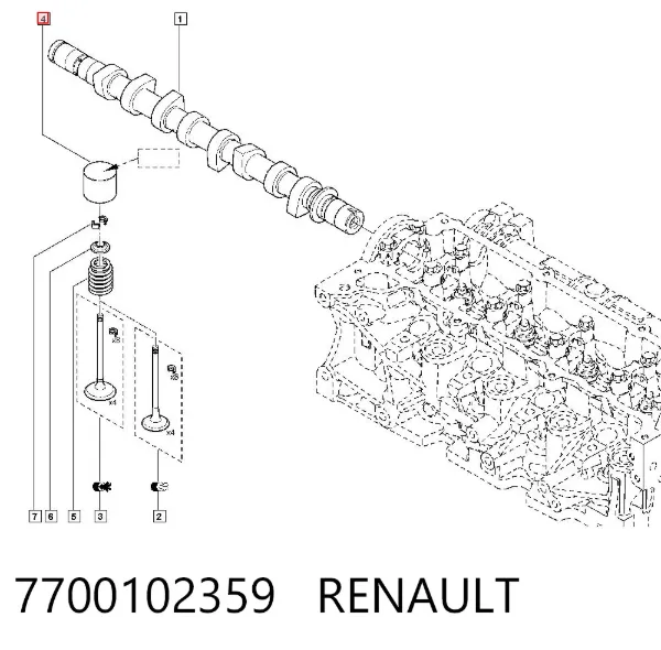 Гідрокомпенсатор 7700102359 Renault (RVI)