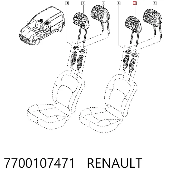 Клапан ЄГР 7700107471 Renault (RVI)