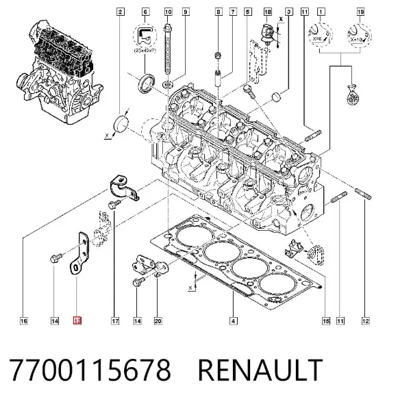  7700115678 Renault (RVI)