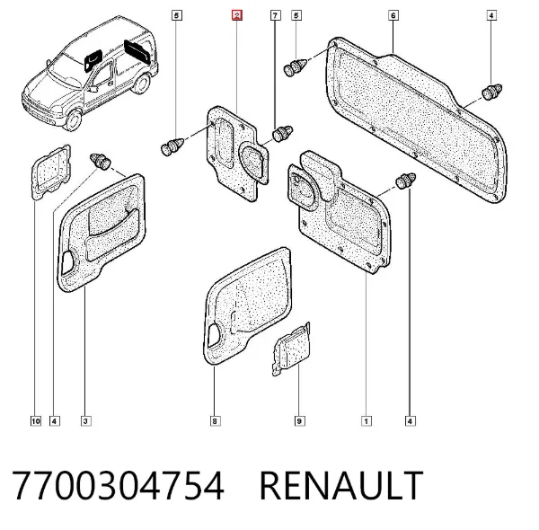  7700304754 Renault (RVI)
