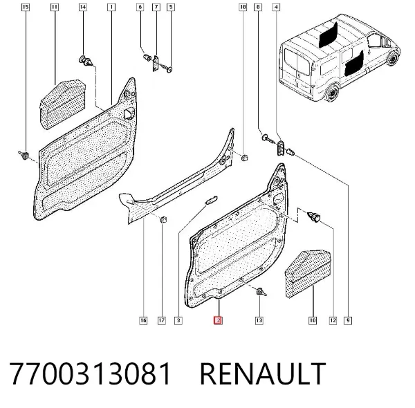  7700313081 Renault (RVI)