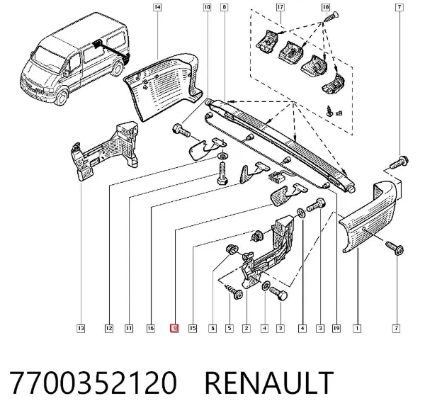 7700352120 Renault (RVI)