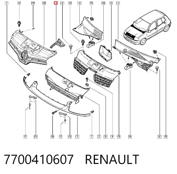  7700410607 Renault (RVI)