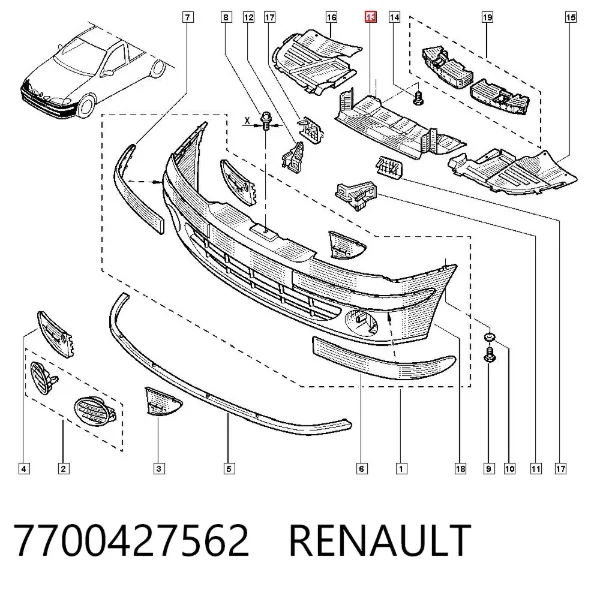  7700427562 Renault (RVI)