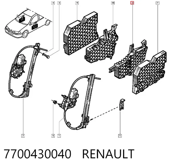  7700430040 Renault (RVI)
