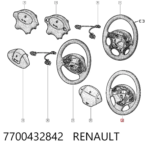 Кермо 7700432842 Renault (RVI)
