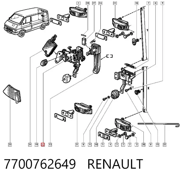  7700762649 Renault (RVI)