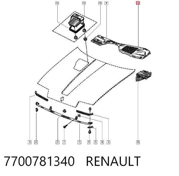  7700781340 Renault (RVI)