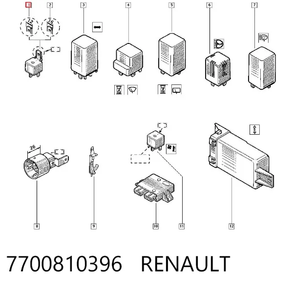  7700810396 Renault (RVI)