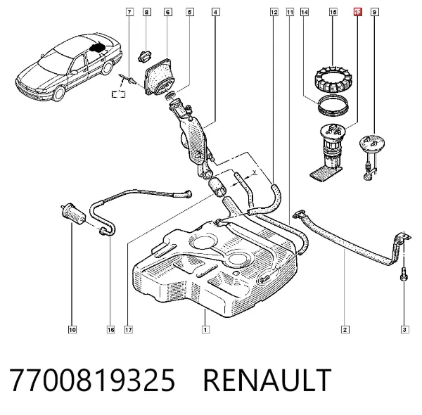  7700819325 Renault (RVI)
