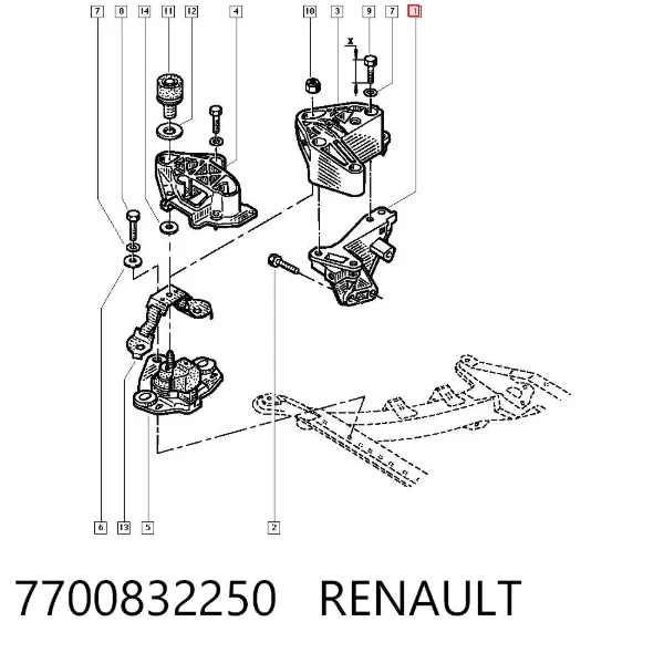  7700832250 Renault (RVI)