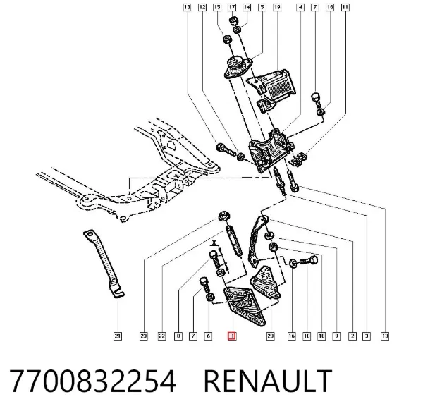  7700832254 Renault (RVI)