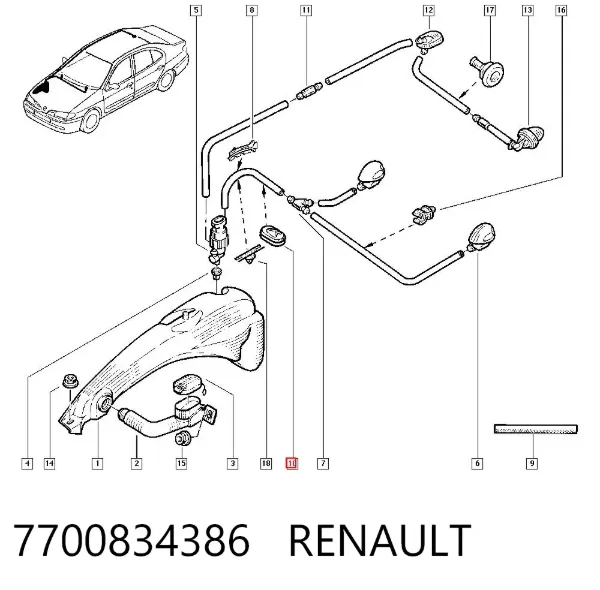  7700834386 Renault (RVI)
