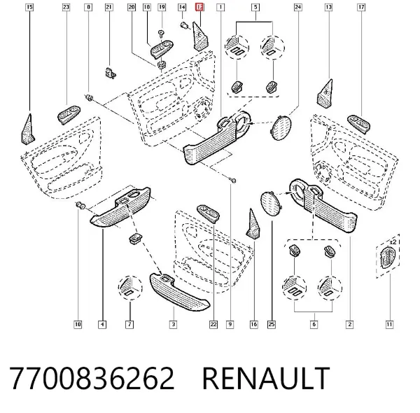  7700836262 Renault (RVI)